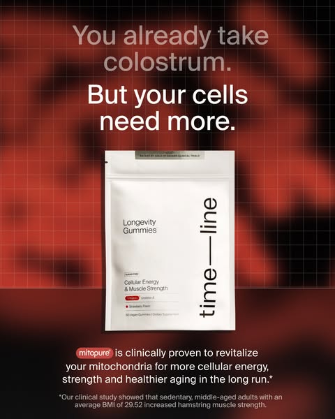 Timeline Longevity ad: No Other Supplement Does This