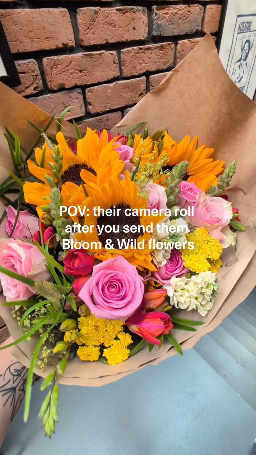 Bloom & Wild ad: 20% off your next order