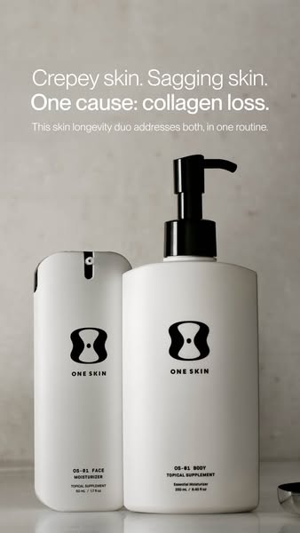 OneSkin ad: Double up on healthier skin