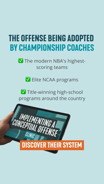 Transforming Basketball ad: Discover The Conceptual Offense
