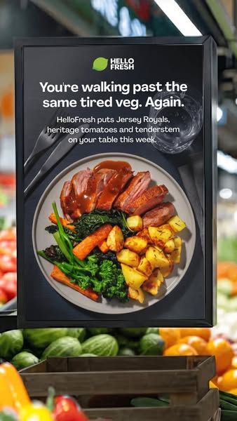 HelloFresh ad: Dinnertime sorted