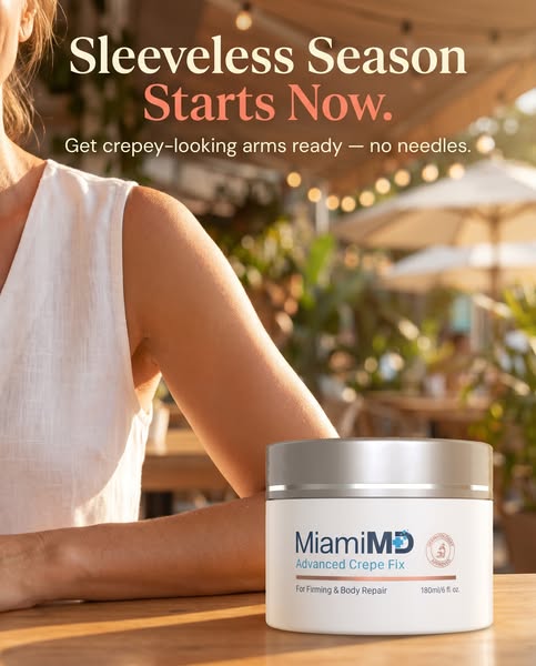 Miami MD ad: Smooth Away Crepey Skin - Try It Risk-Free!