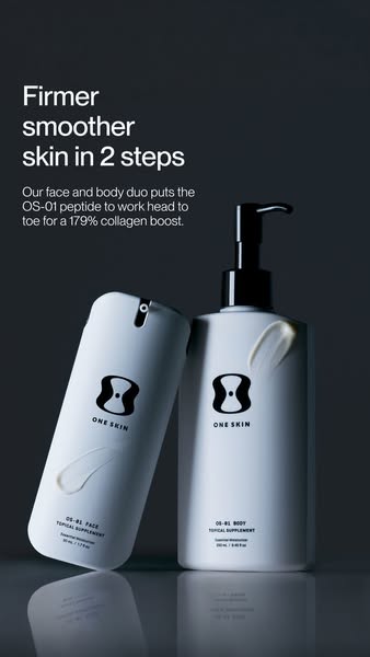 OneSkin ad: Double up on healthier skin