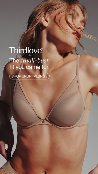 ThirdLove ad: Made for small busts. Still here.