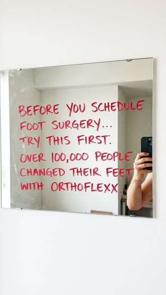 OrthoFlexx ad: Arch Support That Doesn't Collapse