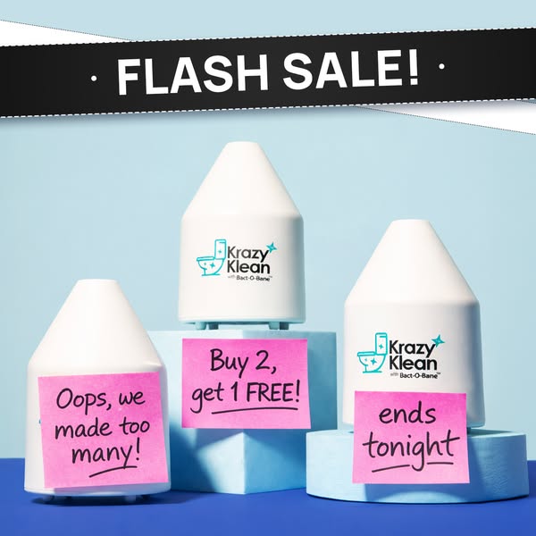 Krazy Klean ad: Sale: Buy 2 Get 1 Free