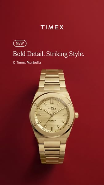 Timex ad: Bold From Every Angle