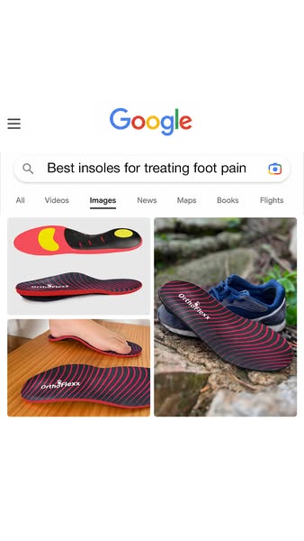 OrthoFlexx ad: Arch Support That Doesn't Collapse