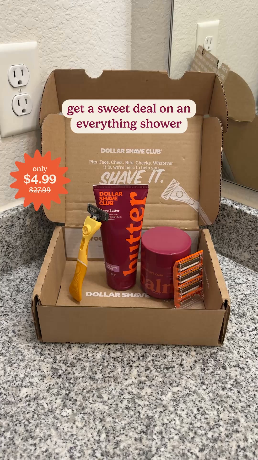 Dollar Shave Club ad: This $4.99 Set Ships Free