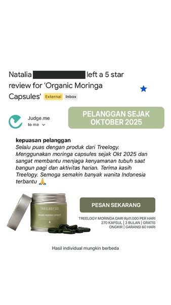 Treelogy ad: Bangun Pagi Tanpa Basah Kuyup