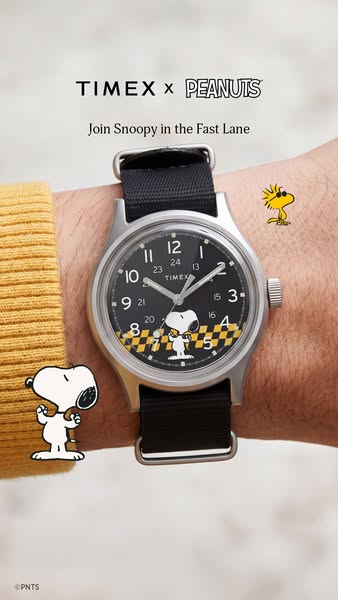 Timex ad: Timex x Peanuts