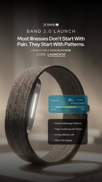 Hume Health ad: The New Hume Band Is Finally Here