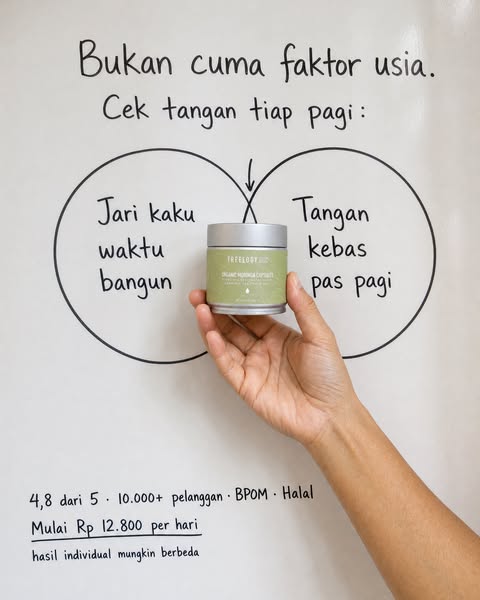 Treelogy ad: Sendi sakit setiap pagi? Tubuh Anda butuh ini