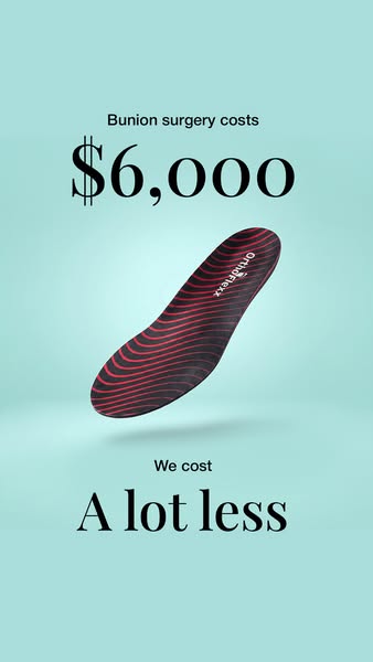 OrthoFlexx ad: Arch Support That Doesn't Collapse