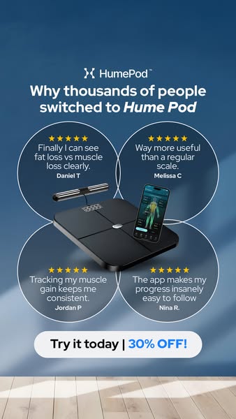 Hume Health ad: Loved by 1.2M+ Users