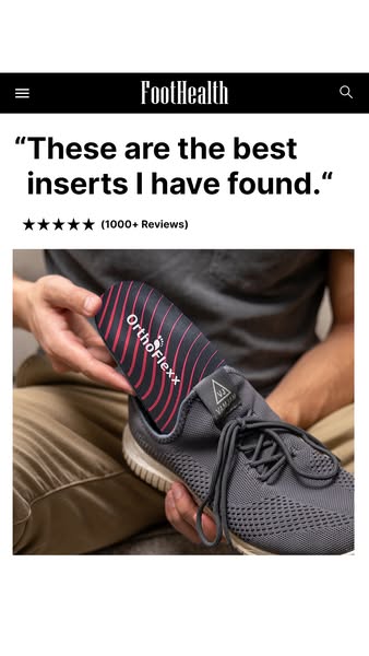 OrthoFlexx ad: Arch Support That Doesn't Collapse