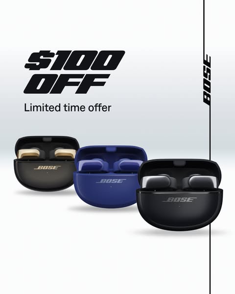 Bose ad: Ultra Open Earbuds