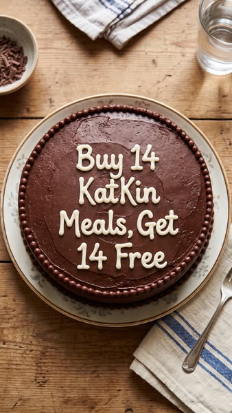 KatKin ad: 100% fresh meat for healthy cats
