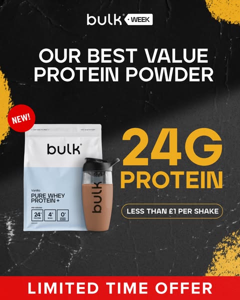 bulk ad: Pure Whey Protein+ | Shop Sale
