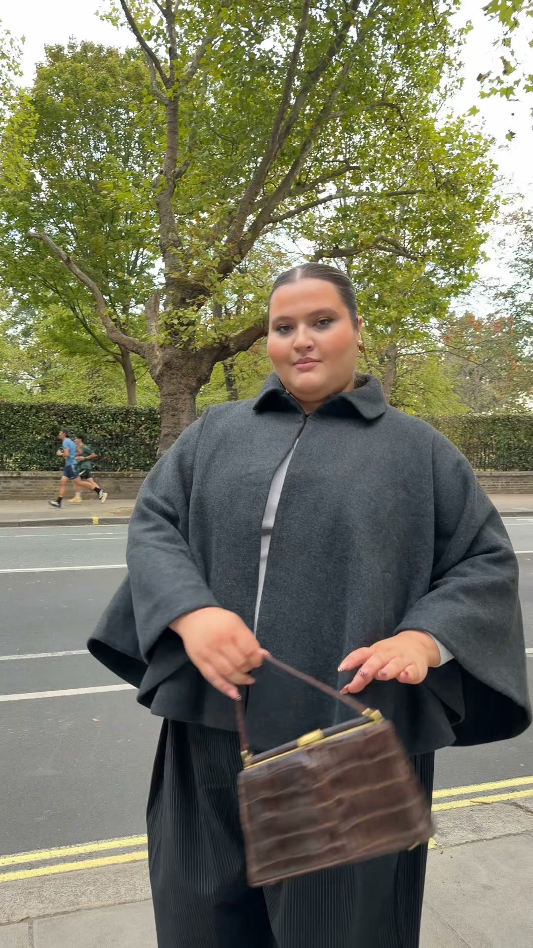 Snag Tights ad: Maximum drama, minimum effort: Meet the Collared Cape 🩶