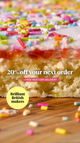 Bloom & Wild ad: 20% off your next order
