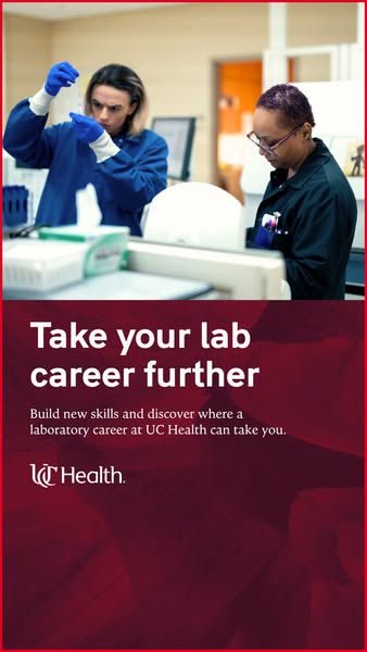 UC Health ad: Shaping the future of medicine.