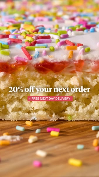 Bloom & Wild ad: 20% off your next order