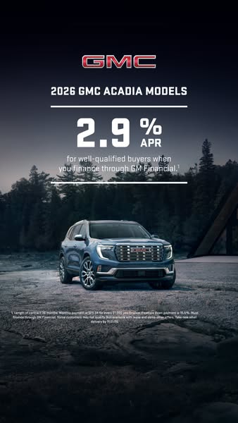 GMC ad: Explore GMC Acadia