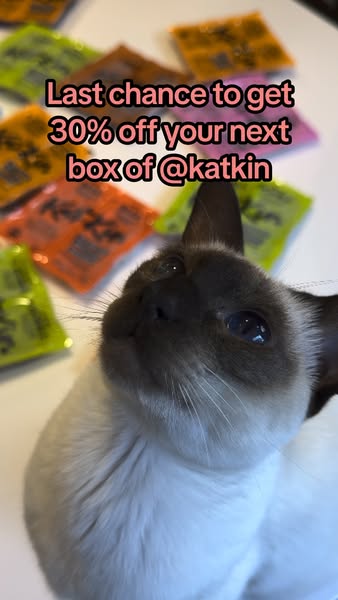KatKin ad: 100% fresh meat for healthy cats