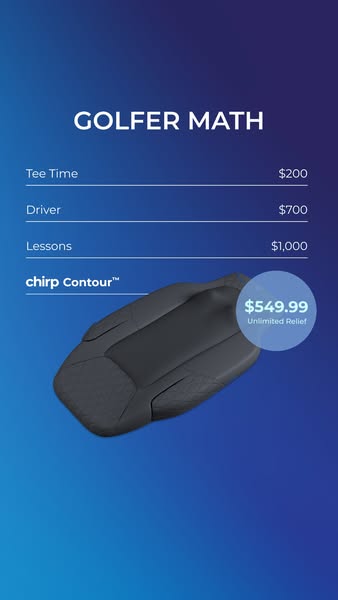 Chirp ad: Your Back's Pre- and Post-Round Routine