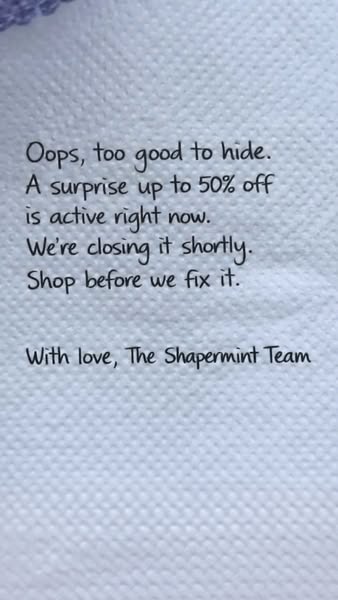Shapermint ad: BIGGEST SALE | 50% OFF 🔥