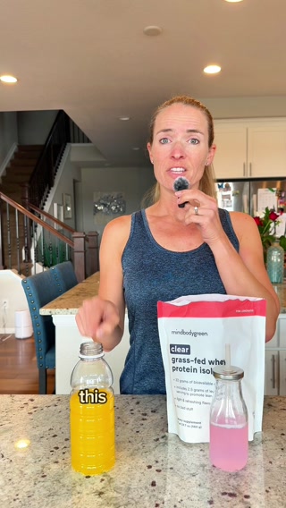 mindbodygreen ad: Light, refreshing, and packed with 22g of grass-fed protein.*