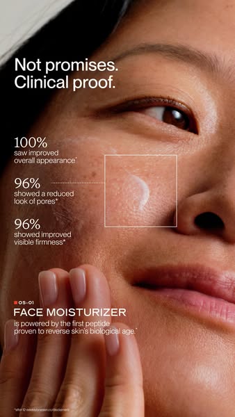 OneSkin ad: The moisturizer your routine is missing