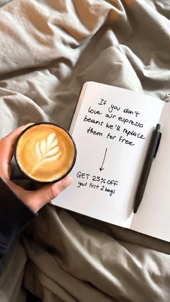 Pact Coffee ad: Freshly roasted to order ☕