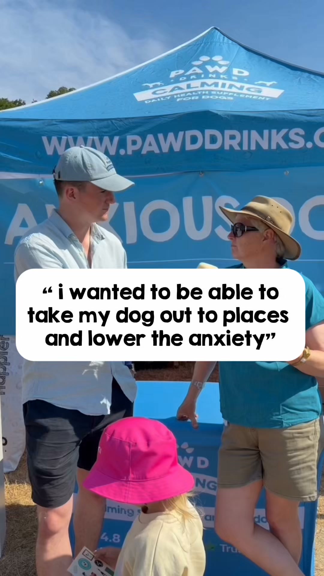 Pawd Drinks ad: Daily Calm for Anxious Dogs