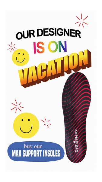 OrthoFlexx ad: Insoles For Alignment And Stability