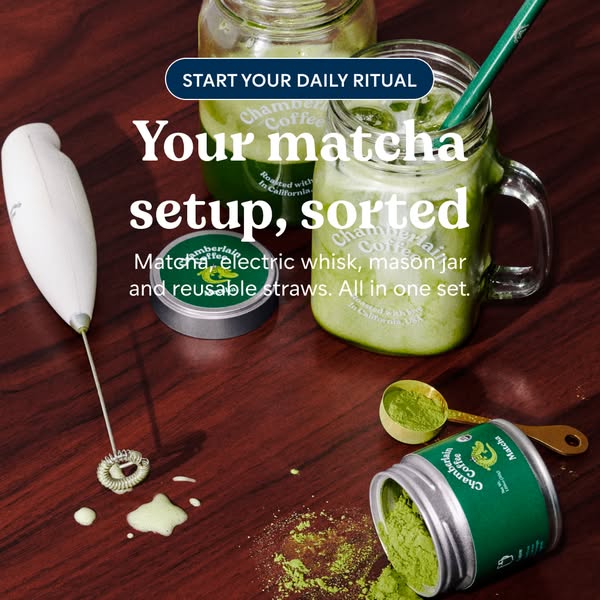 Chamberlain Coffee ad: Matcha made easy