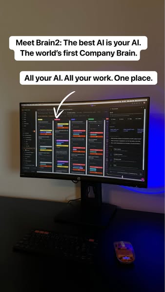 ClickUp ad: Every app, AI agent, and human in one place.