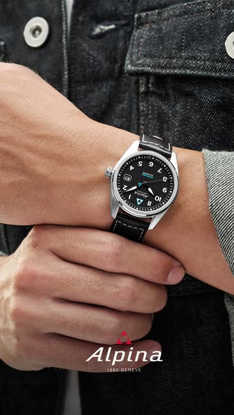Alpina ad: Startimer Pilot Solarmetre