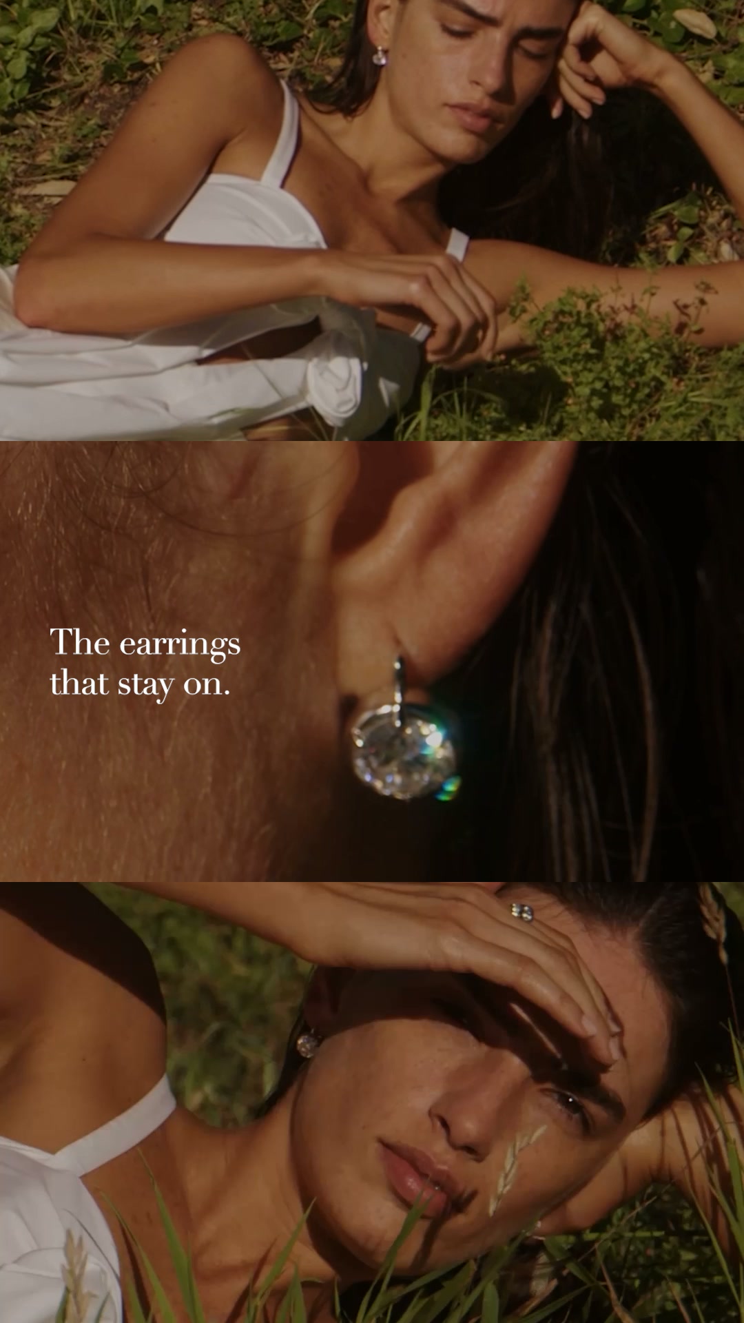 Dorsey ad: Stone Drop Earrings
