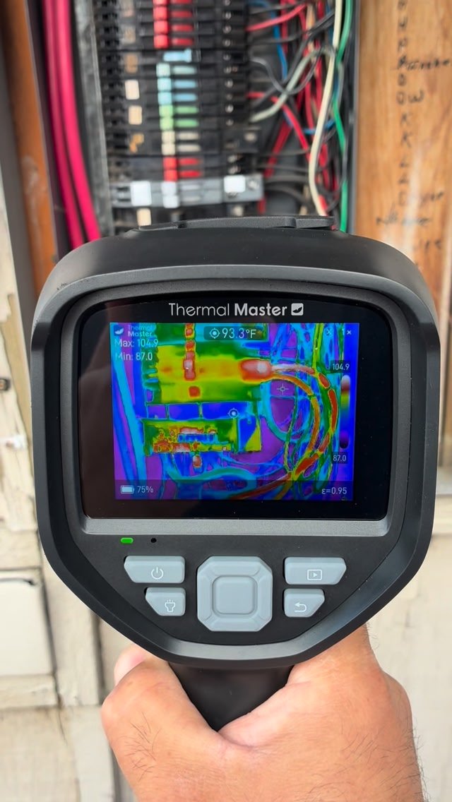 Thermal Master ad: Would you use a thermal imaging camera on the job? - - @thermalmasterofficial - Thor Expert Thermal Imager - #electrician #wiring #sparky #t