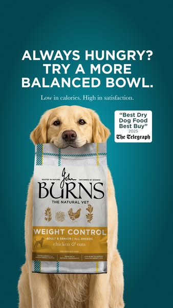 Burns Pet Nutrition ad: Support a Healthier Weight