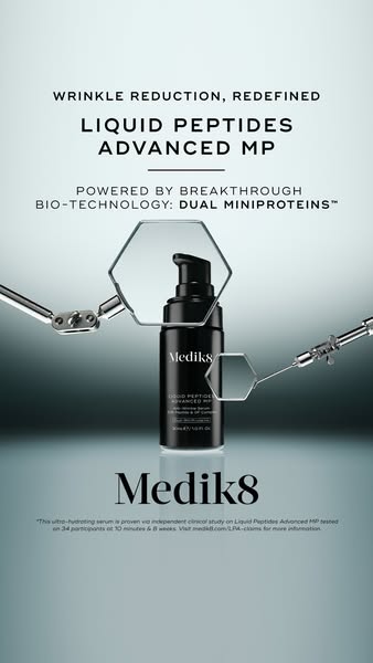 Medik8 ad: Proven Wrinkle Reduction