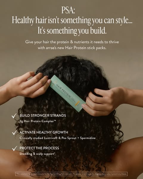 Arrae ad: Protein, Just For Your Hair