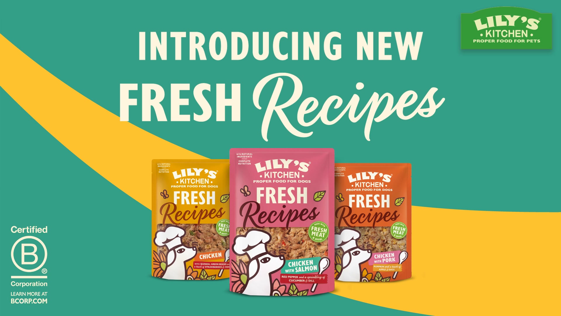 Lily's Kitchen ad: OH SO FRESH!™
