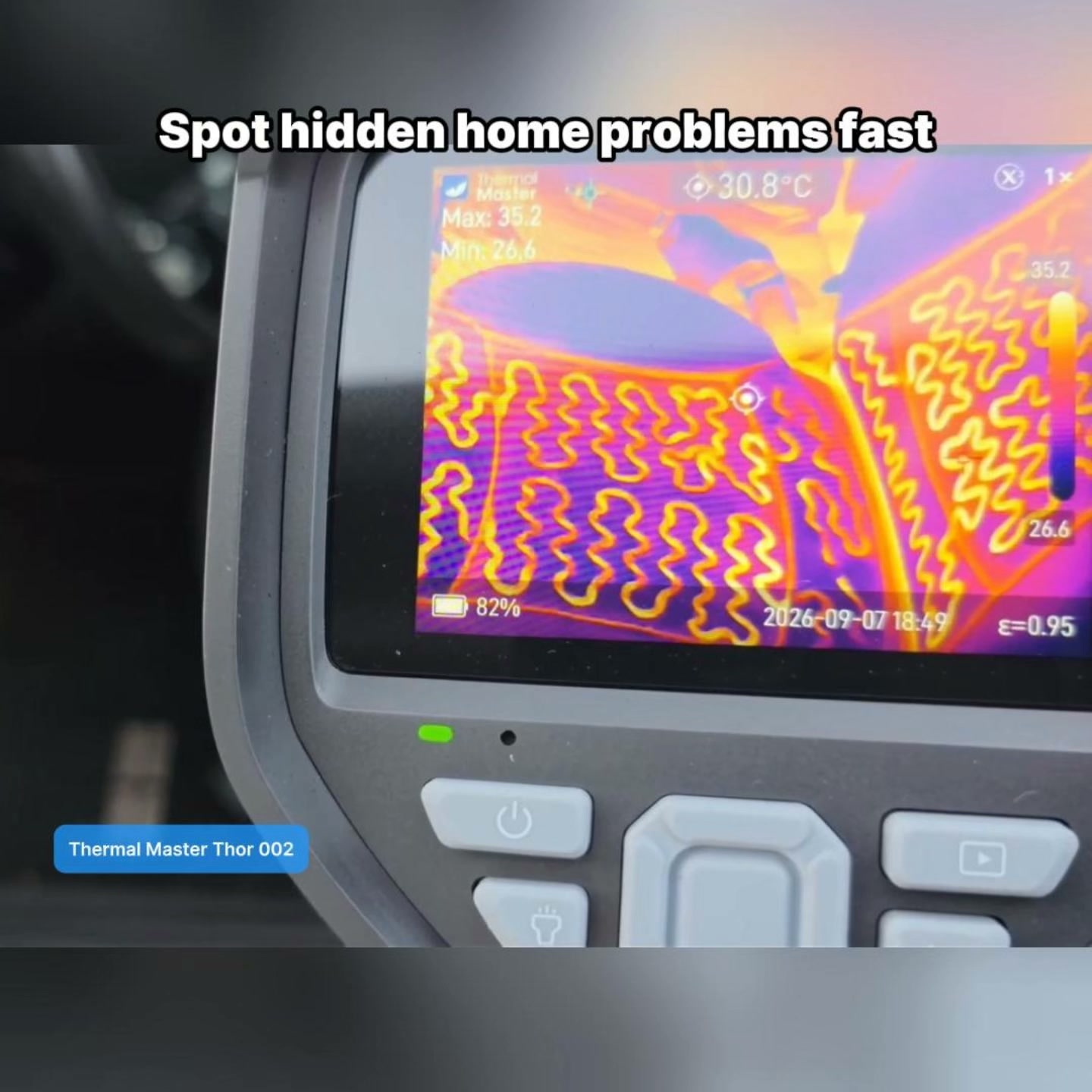 Thermal Master ad: Thor, Expert Handheld Thermal Imager. 👷