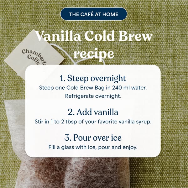 Chamberlain Coffee ad: Tomorrow’s cold brew starts tonight