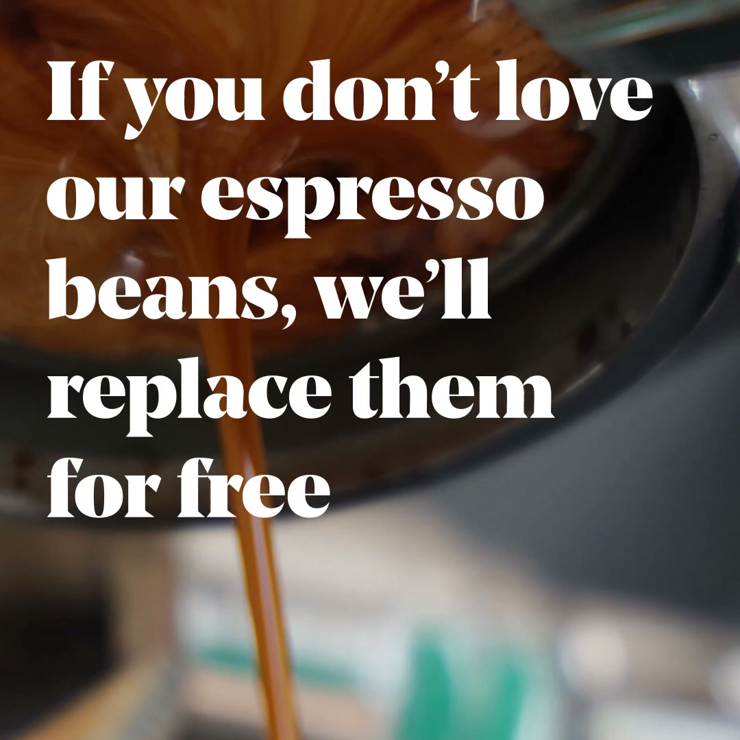Pact Coffee ad: Freshly roasted to order ☕