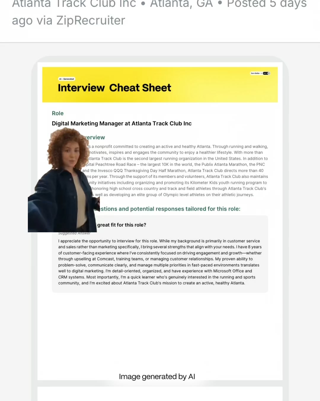 EarnIn ad: Get a free professional resume in minutes
