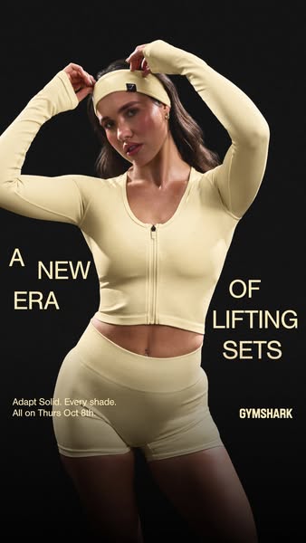 Gymshark ad: Adapt girls listen UP 📢
